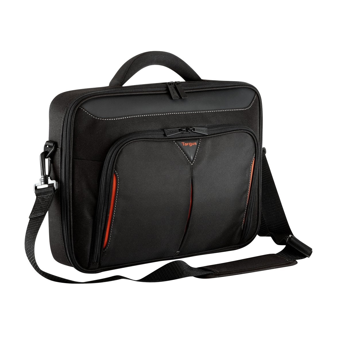 Targus Classic+ 15-15.6 Clamshell Laptop Bag - Black/Red