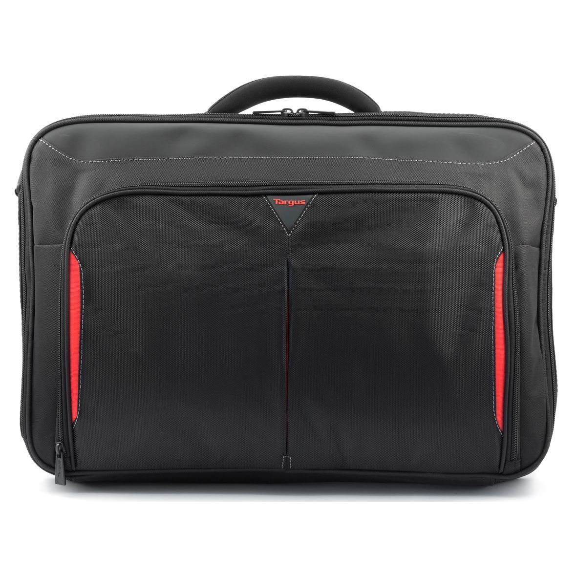 Targus Classic+ 17-18 Clamshell Laptop Bag - Black/Red