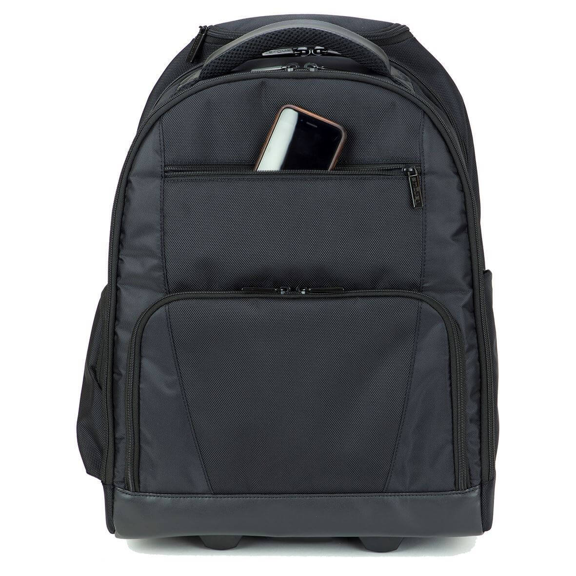 Targus Sport Rolling 15-15.6 Laptop Backpack - Black