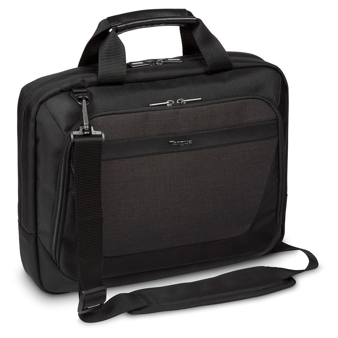 Targus CitySmart 12, 12.5, 13, 13.3, 14 Slimline Topload Laptop Case - Black/Grey