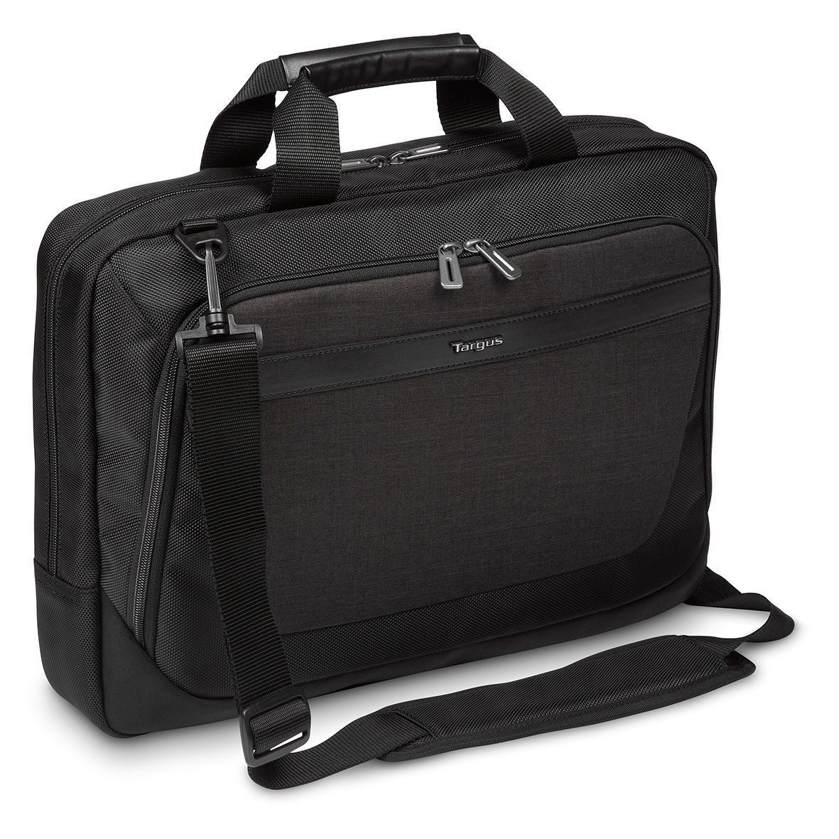 Targus CitySmart 14,15,15.6 Slimline Topload Laptop Case - Black/Grey