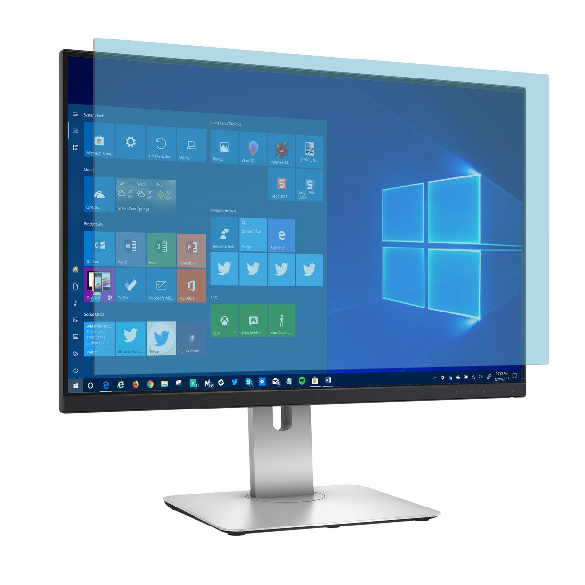 Targus Blue Light Filter And Anti-glare Screen Protector For 23.8 Widescreen Monitors (16:9)