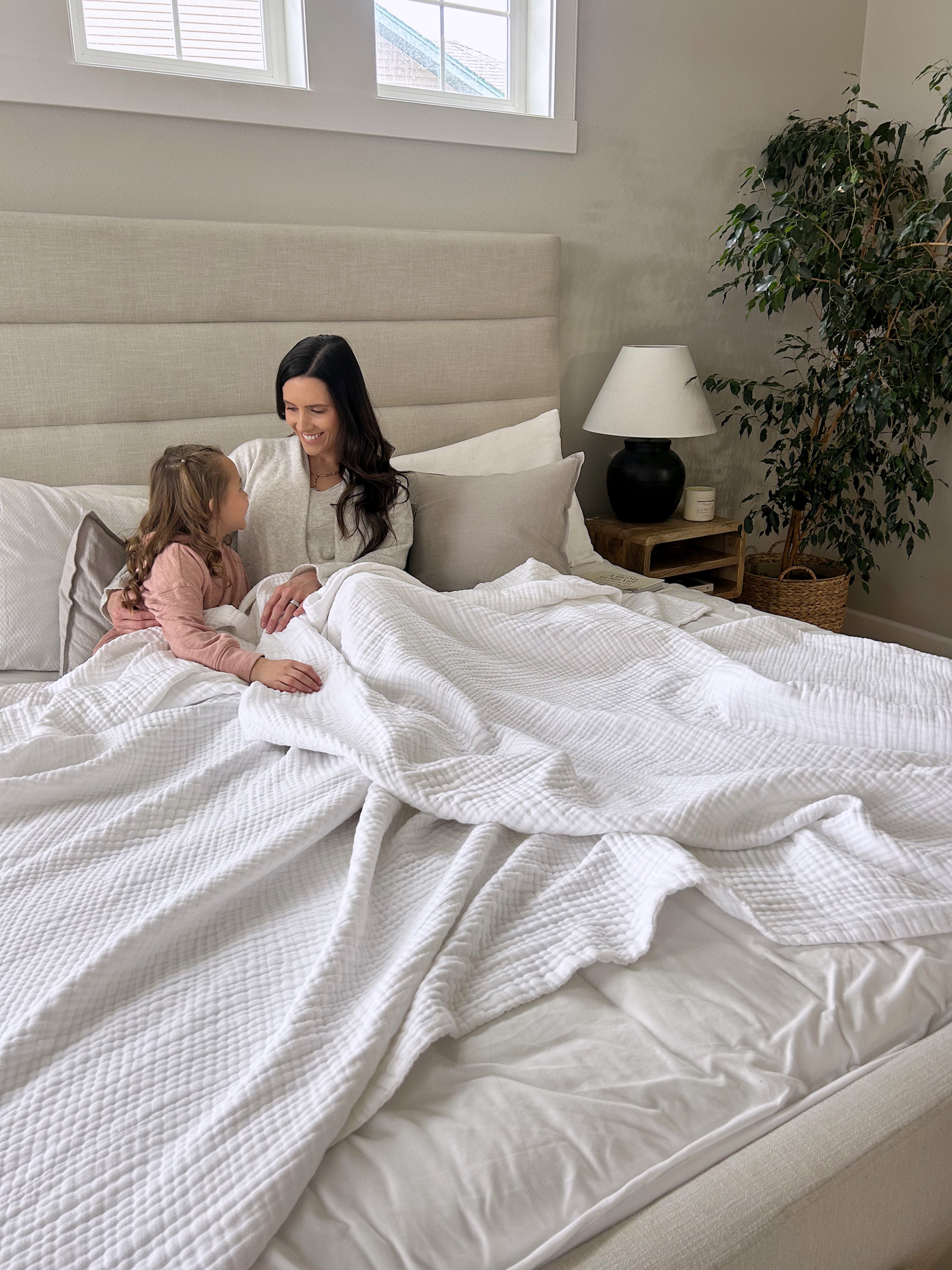 Blanket - White, Size Twin, Fleece | The Company Store