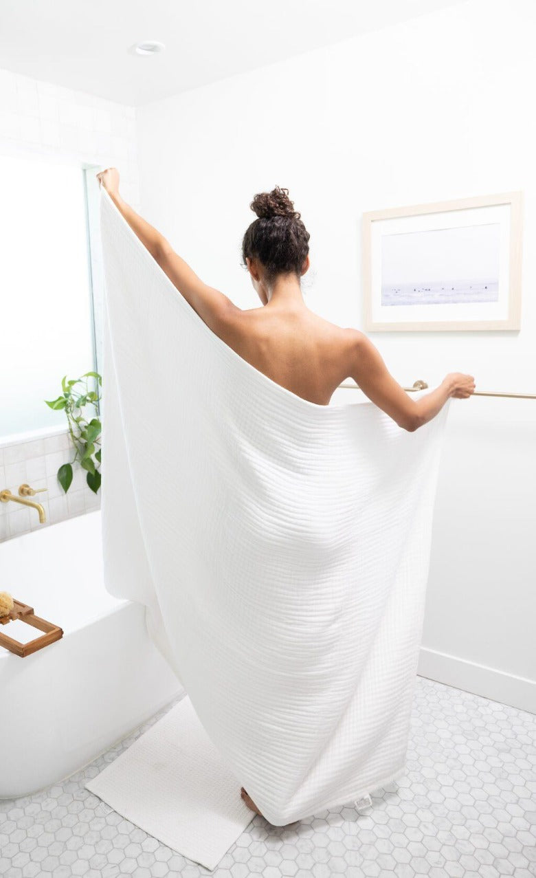Extra Large Bath Towel-Ultra Oversize Bath Sheet - 100% Cotton - Blush Color