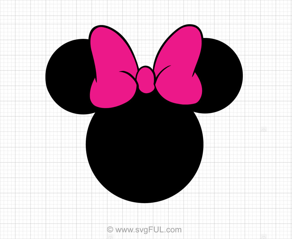 Free Free 62 Disney Minnie Mouse Head Svg SVG PNG EPS DXF File