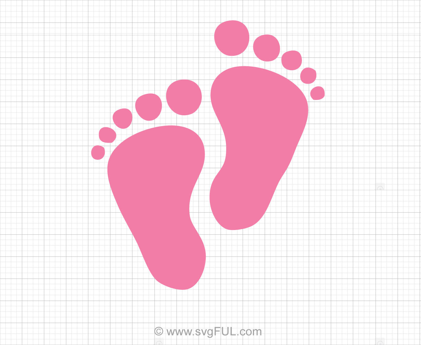 Download Images Of Pink And Blue Baby Feet Svg