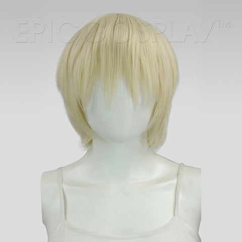 long platinum blonde wig with bangs