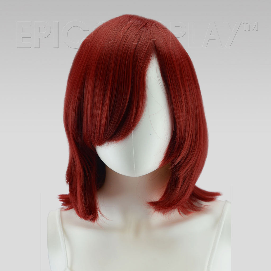 Aura - 16 inch Dark Red Bob Long Bang Cosplay Wig
