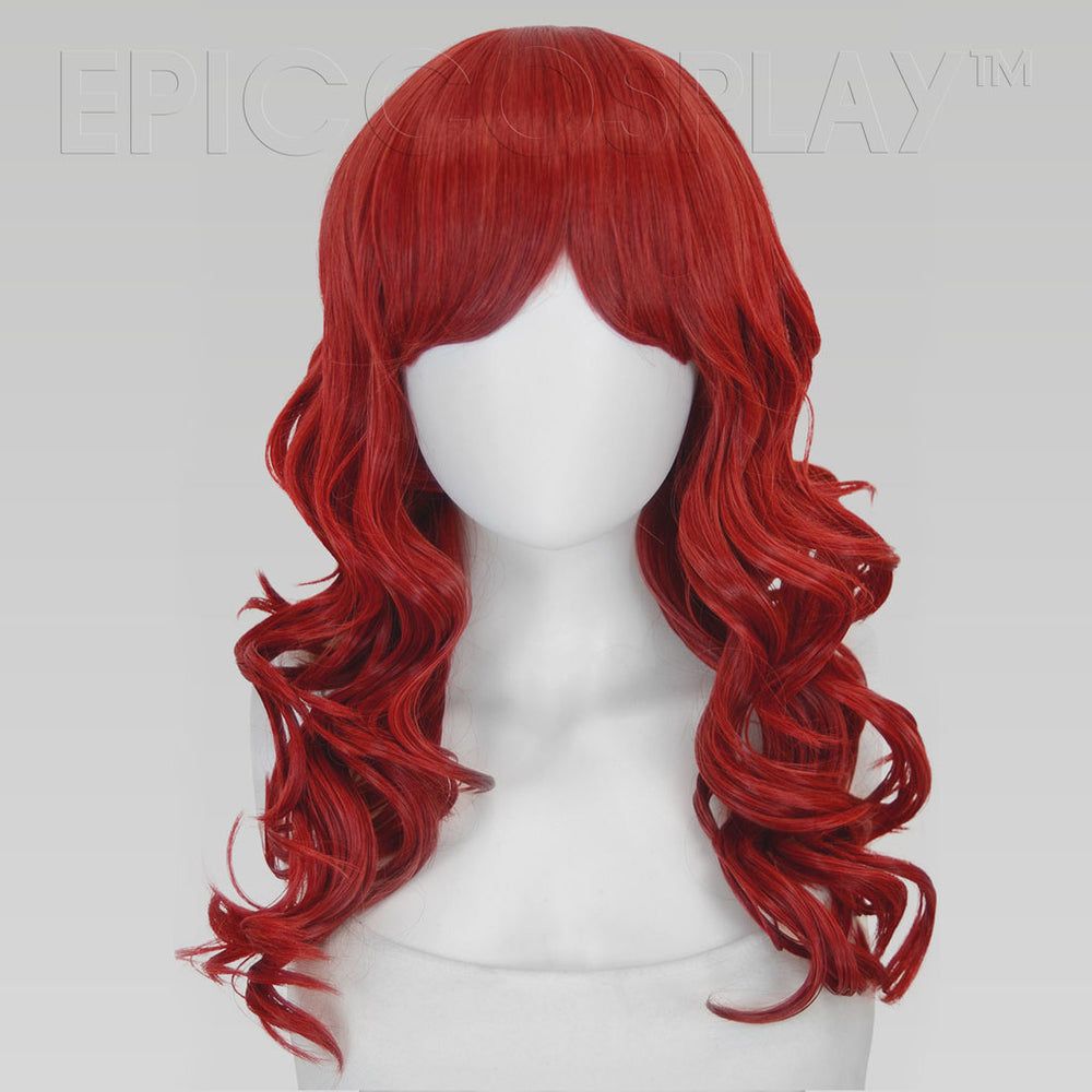 Hestia - 22 inch Apple Red Mix Curly Cosplay Wig