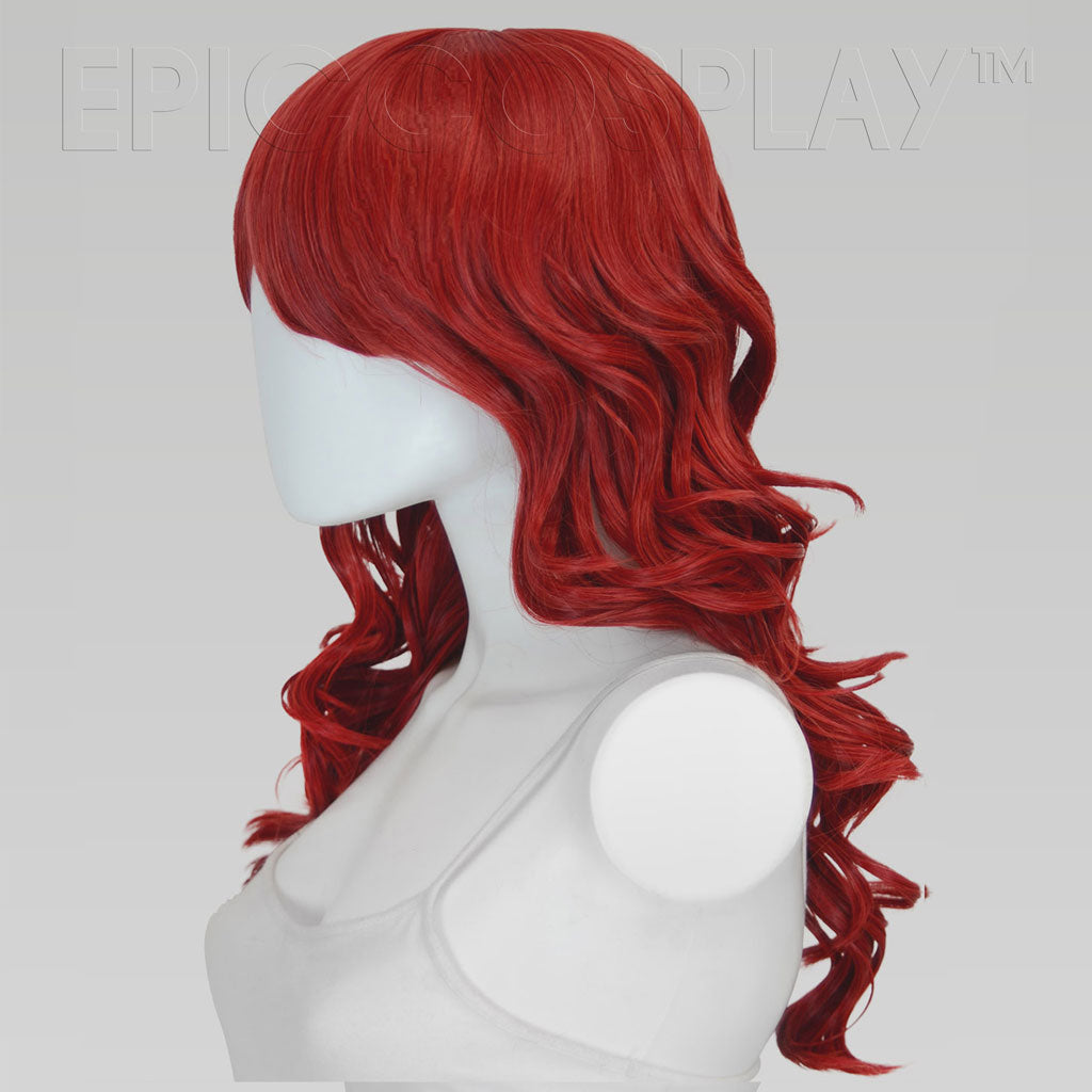 red curly wig long