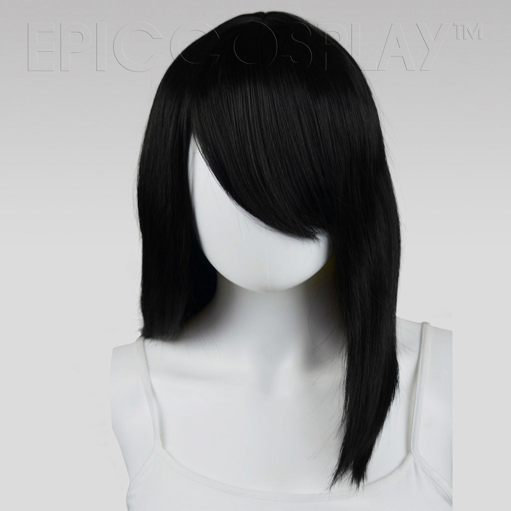 black wig with bangs cosplay