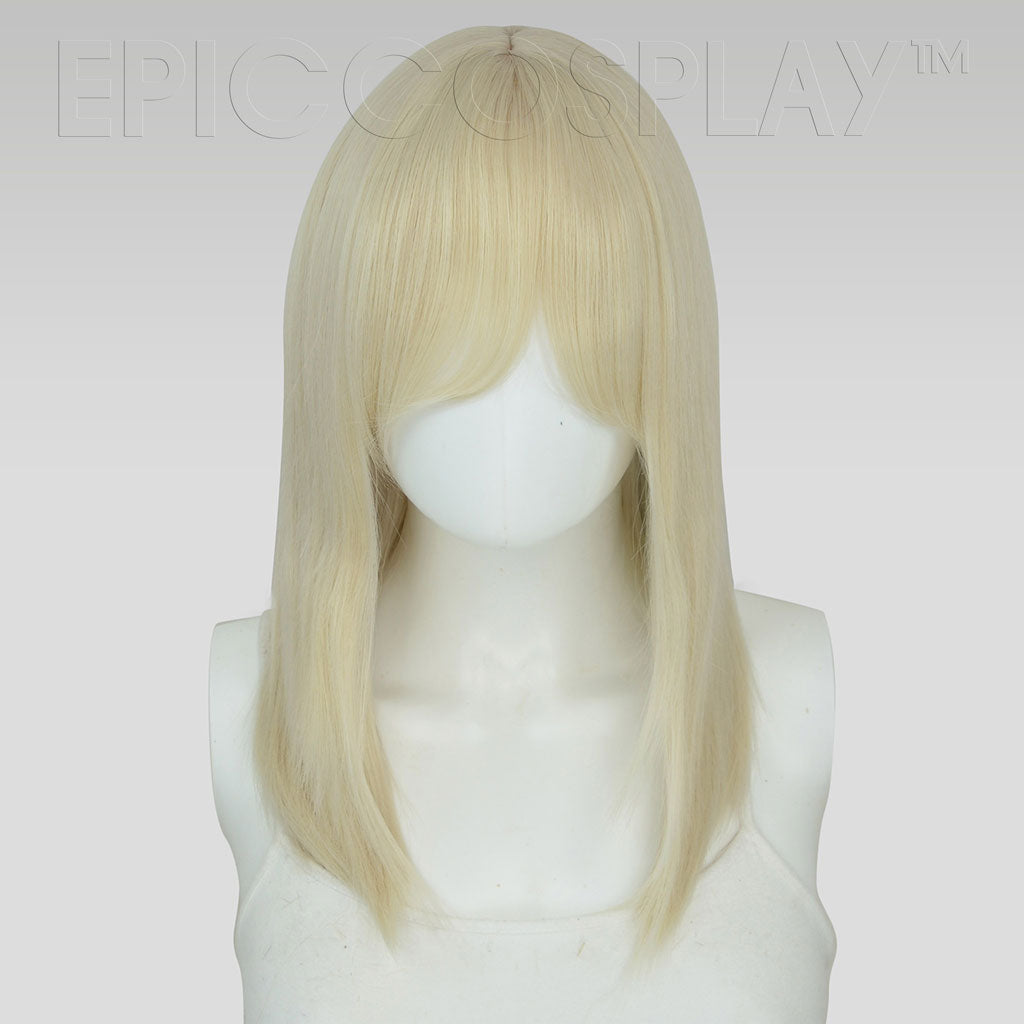 medium platinum blonde wig