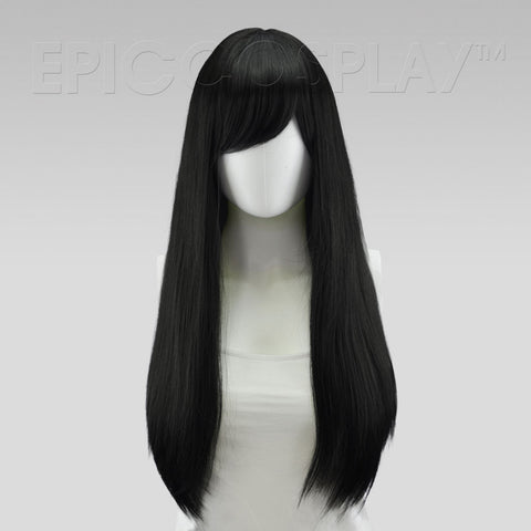 black wig with bangs cosplay