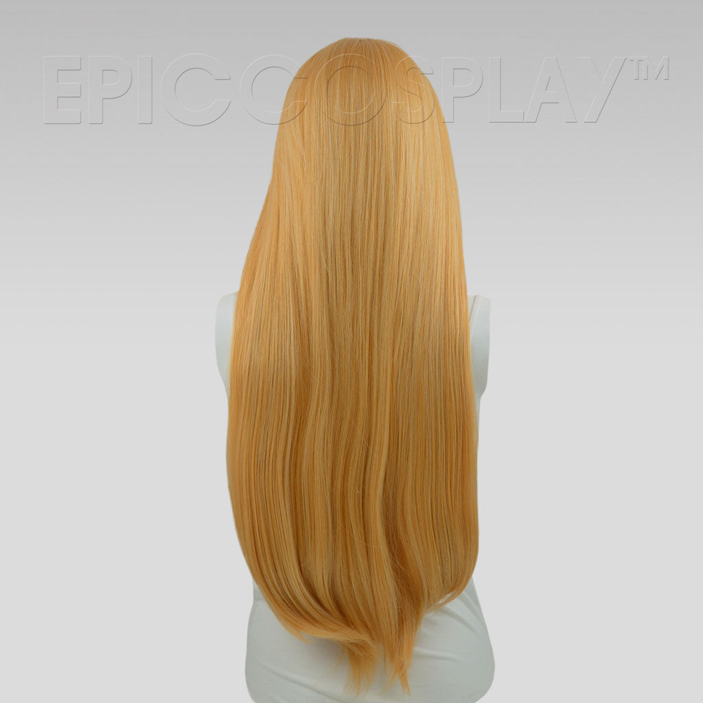 blonde long straight wig