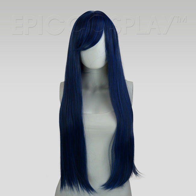 Nyx 28 Inch Fusion Blue Straight Long Cosplay Wig 