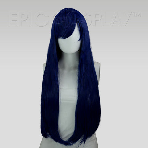 navy blue cosplay wig