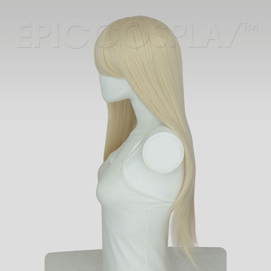 blonde long straight wig