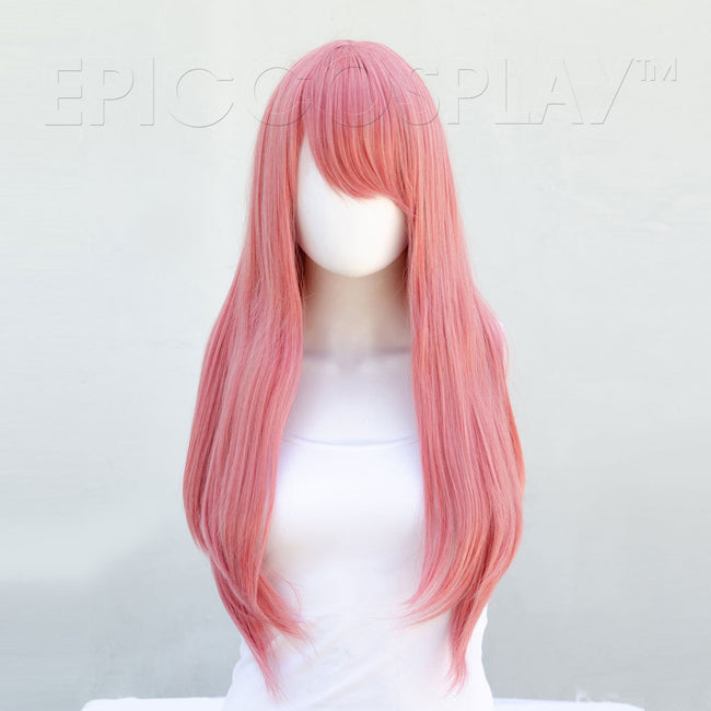 Nyx 28 Inch Princess Pink Mix Long Straight Cosplay Wig 