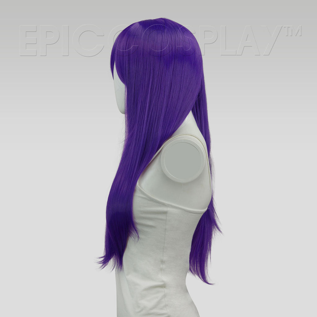 purple anime wig