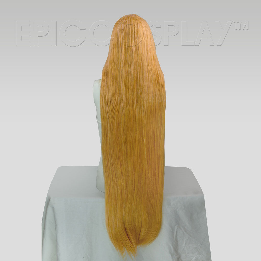 blonde long straight wig