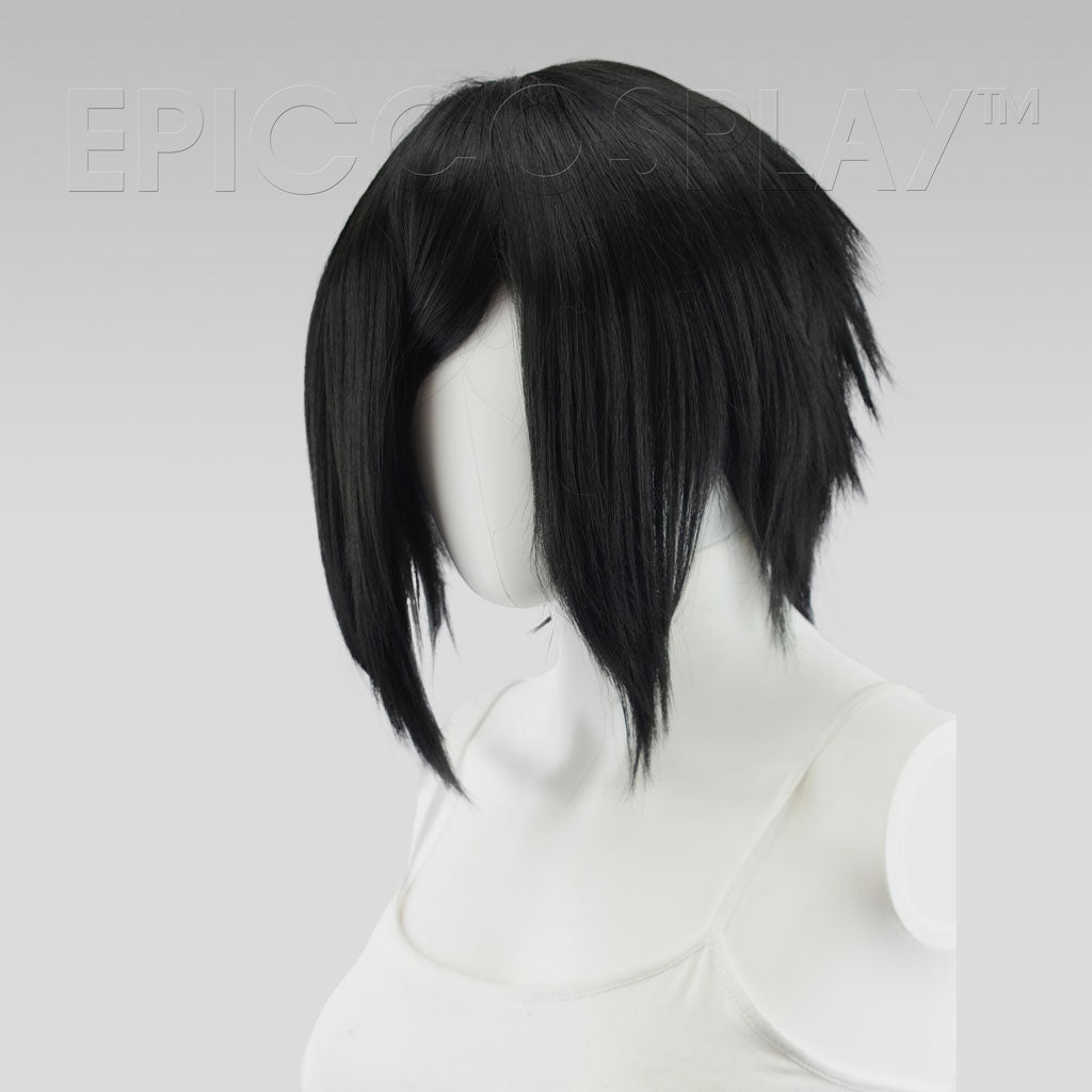 black and white cosplay wig