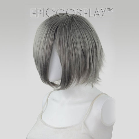 dark grey cosplay wig