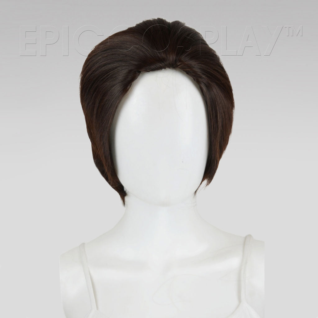 dark brown wig