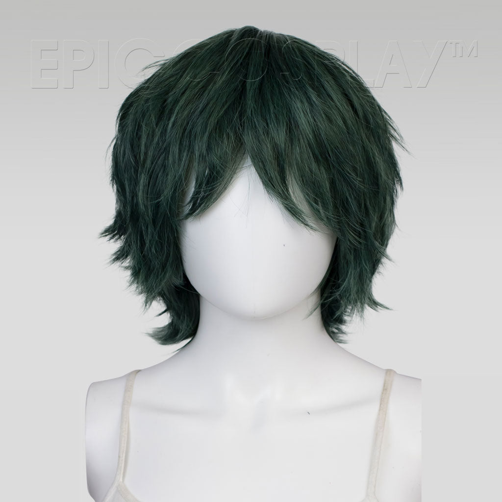 short green cosplay wig