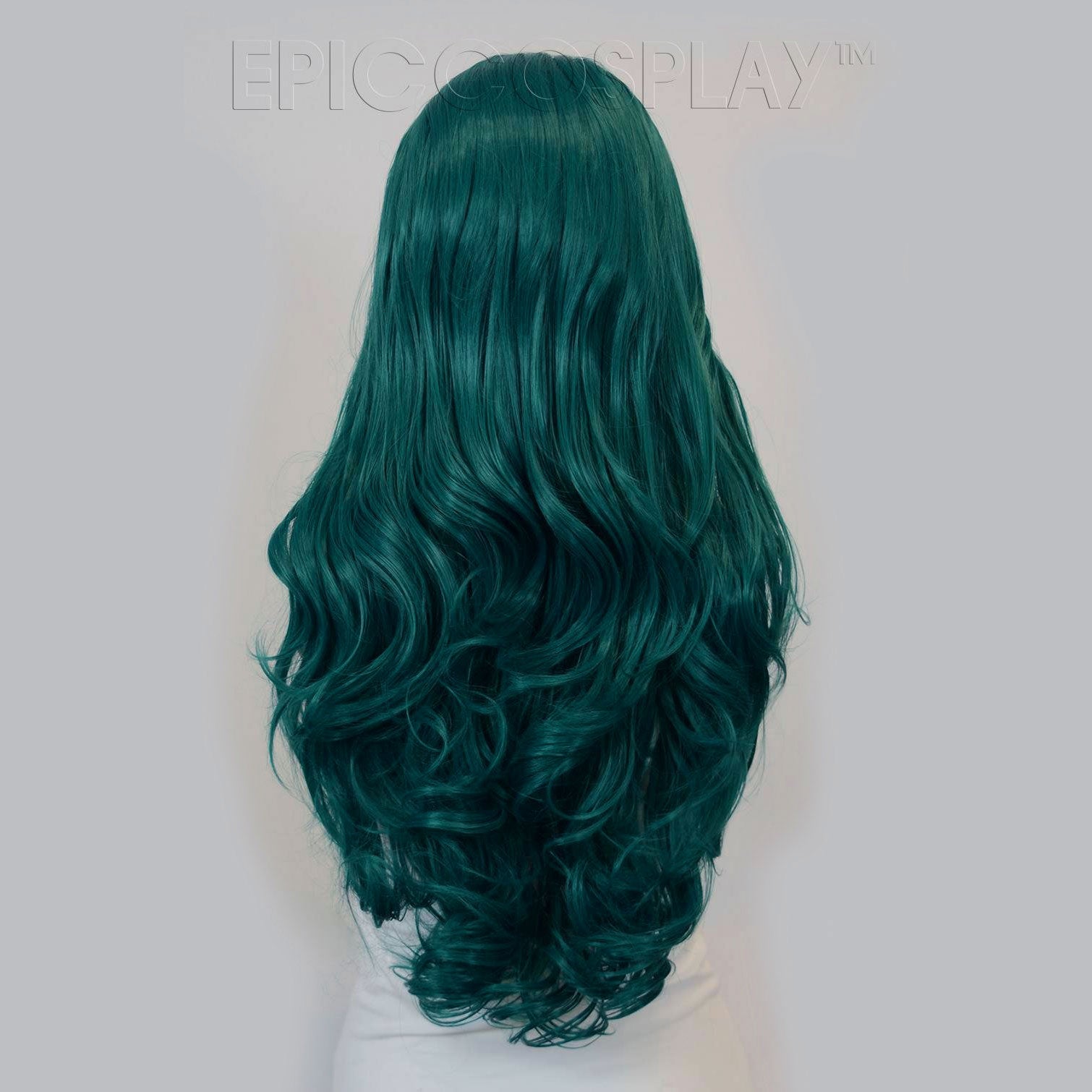 Astraea 29 Inch Emerald Green Wavy Lace Front Wig