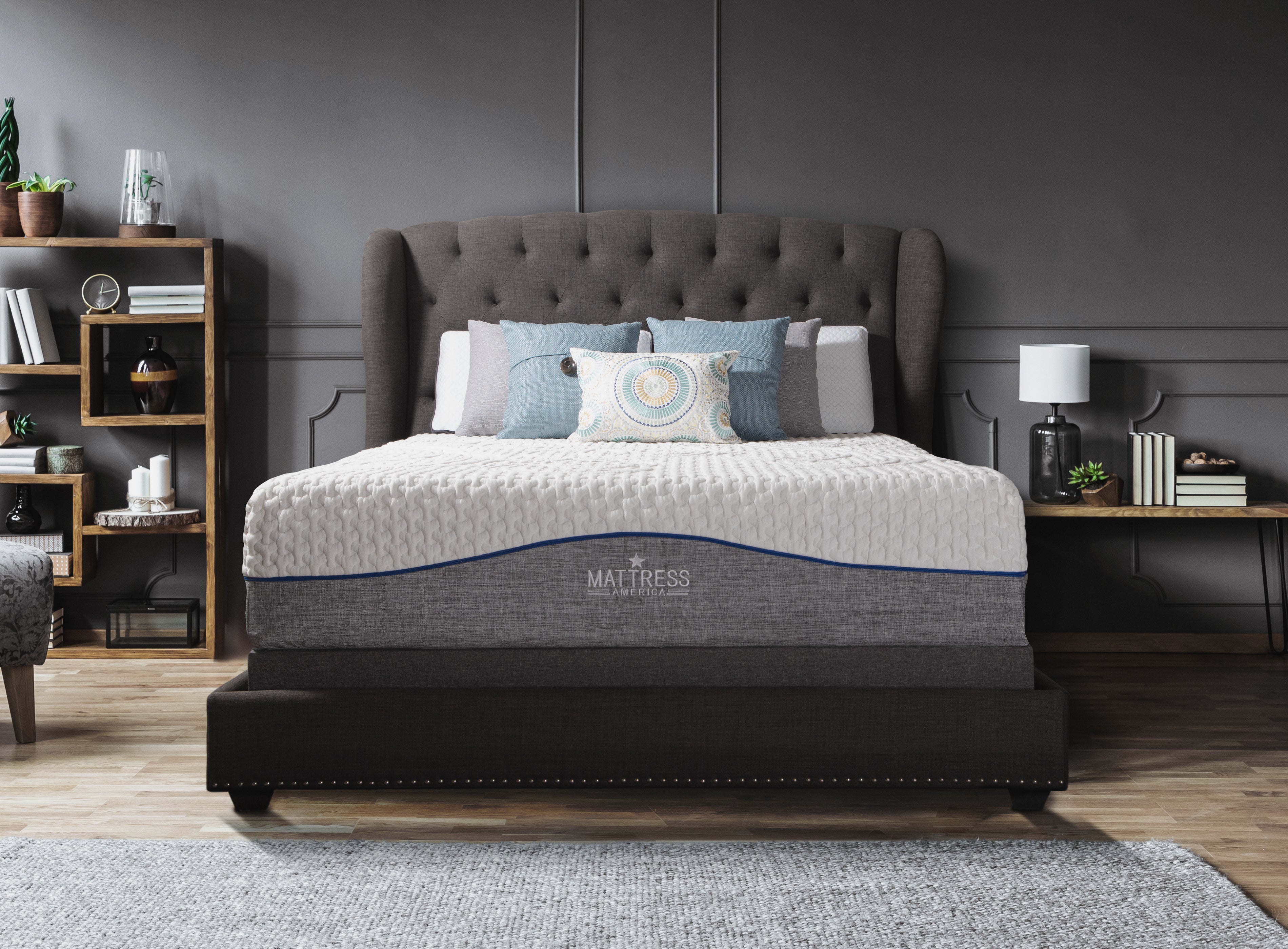 custom gel memory foam mattress