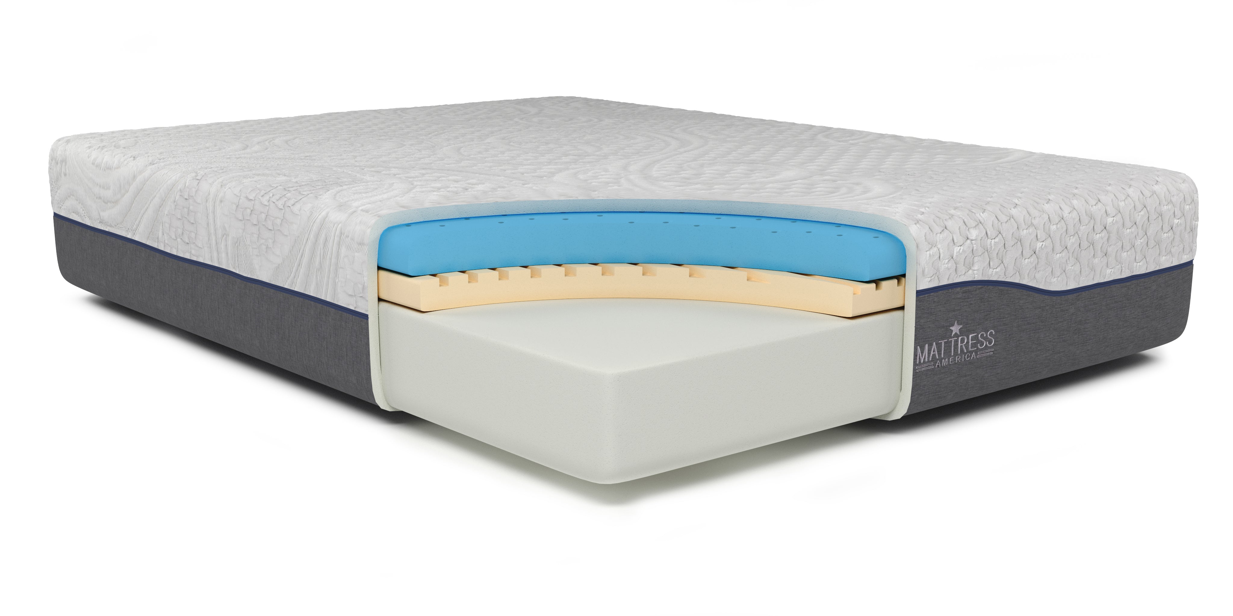 12 inch gel memory foam mattress king