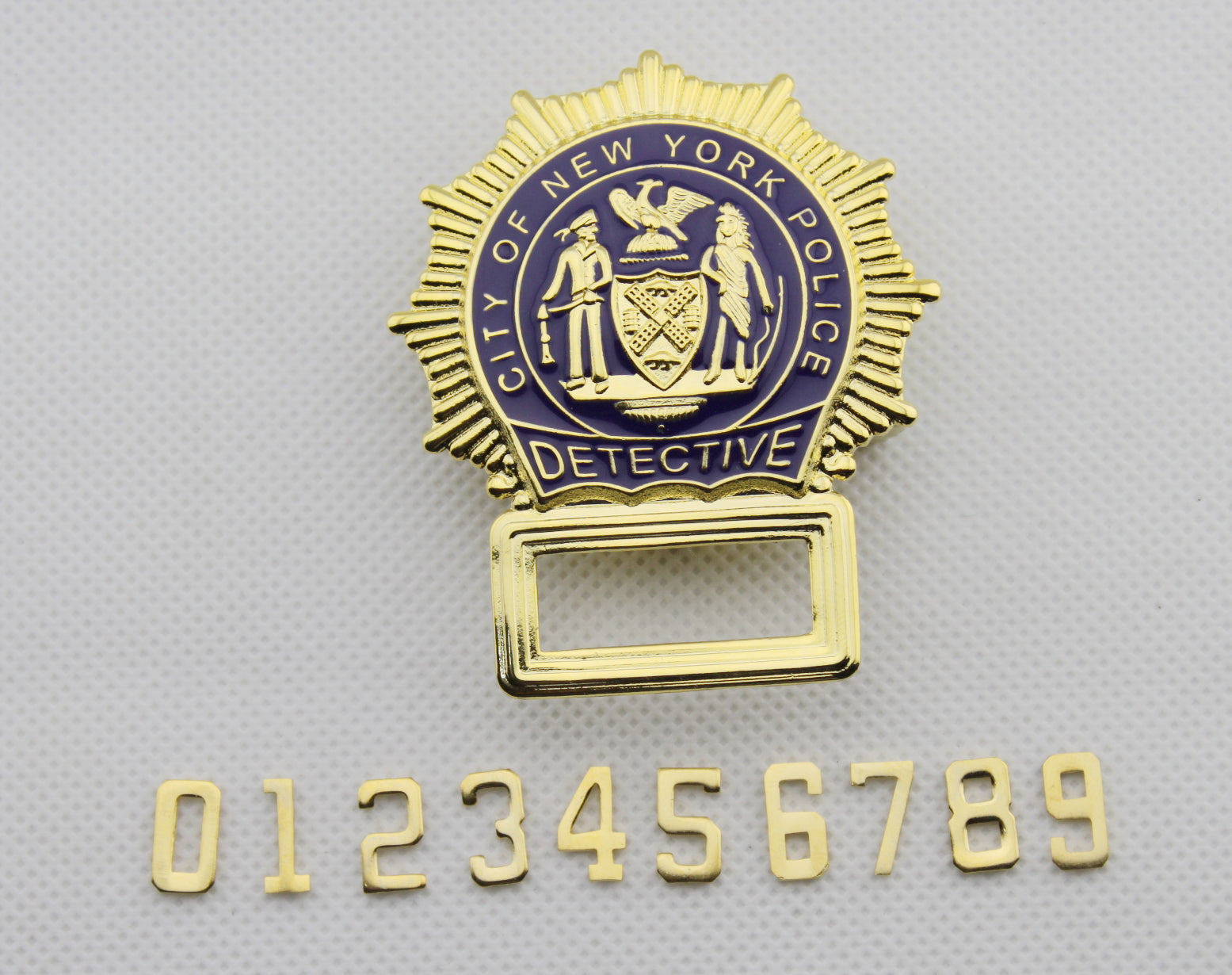 blank detective badge