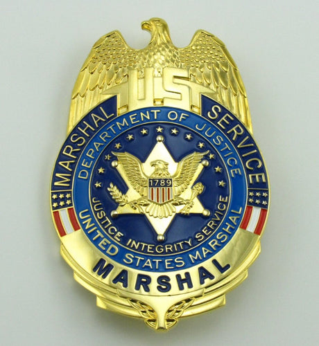 Usms US Marshal Service Badge Replica Movie Props Badge