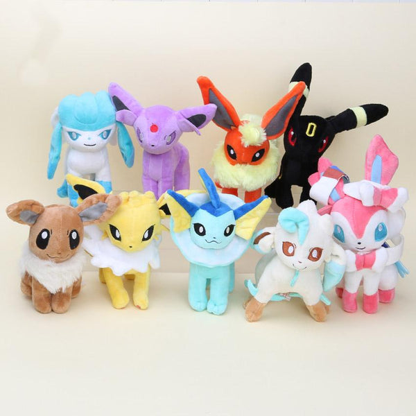 eevee plush set