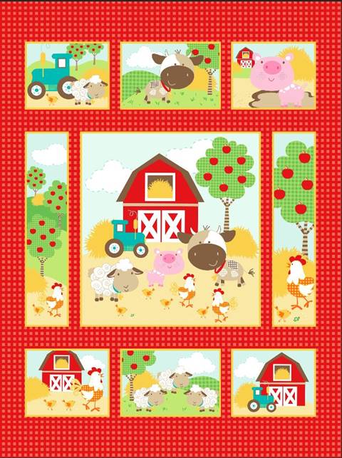 Baby Quilt Panels Quilting Fabric Supplier