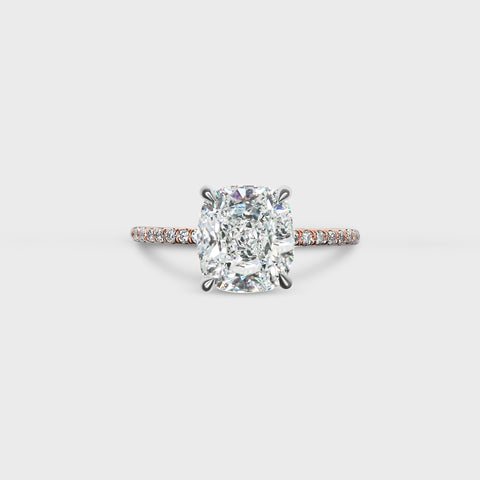 2.62ct Cushion Cut Diamond Ring