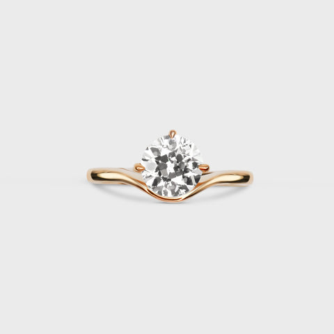 Ahead of TheCurve Engagement Ring