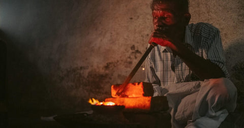 Blow Pipe Heating Method for Sapphires in Sri lanka