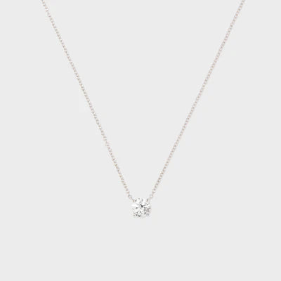 Classic Round Diamond Pendant