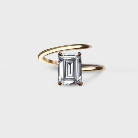 Wrap Me Up Solitaire Ring