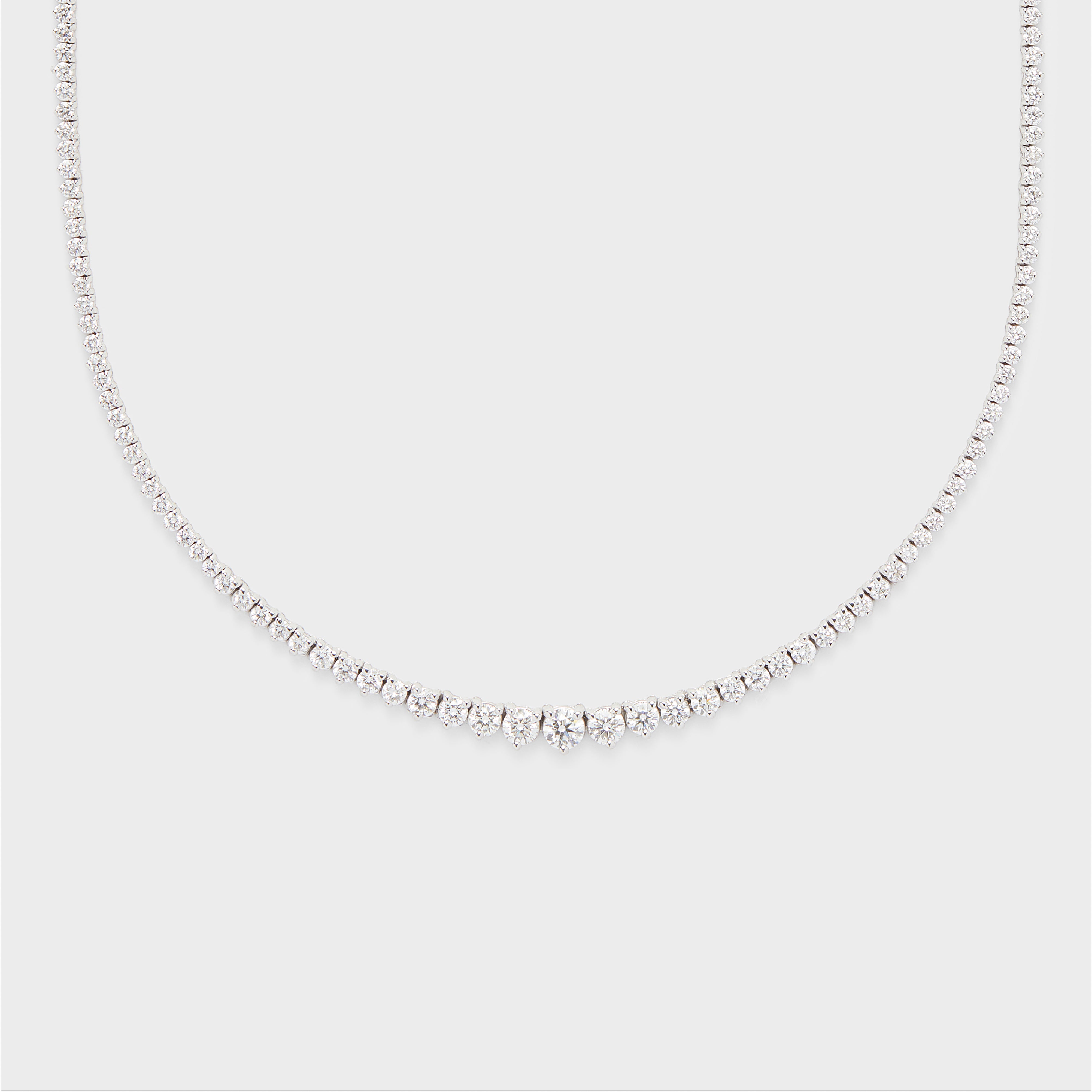 Diamond Riviera Necklace The Clear Cut