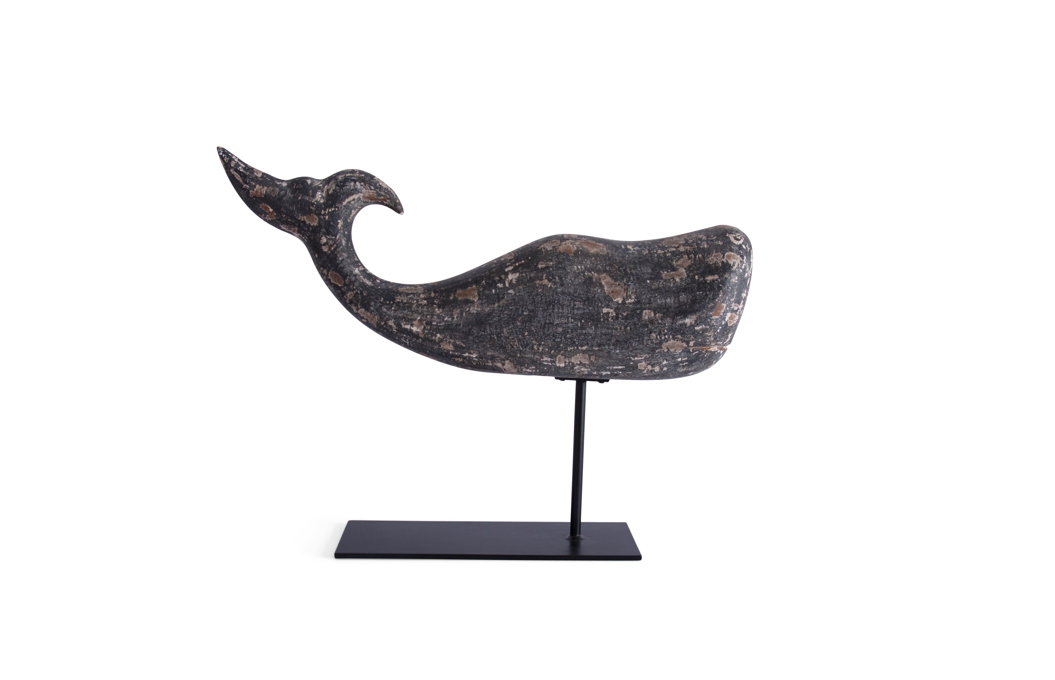 Carved Whale on Stand