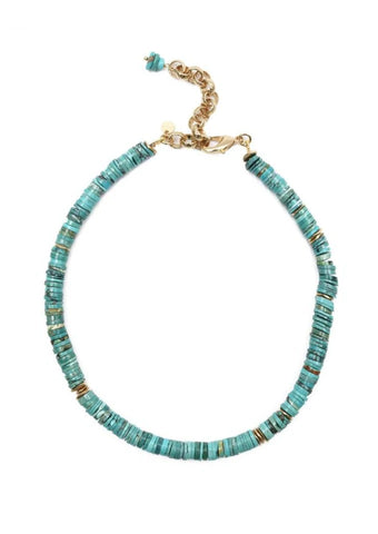 Collier "Hawaï" Turquoise
