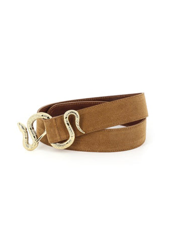 Ceinture "La Crush Velours" Caramel