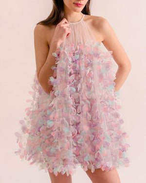 Pastel Organza Mini Dress