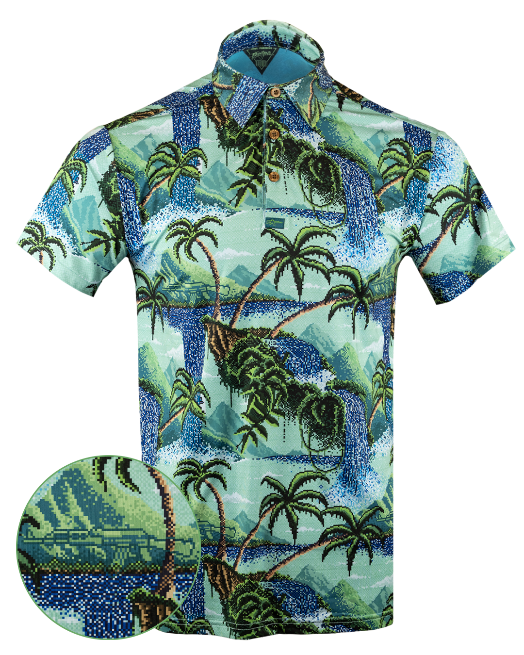 Pixel Paradise Polo