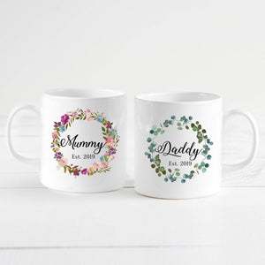 mummy daddy and baby mugs