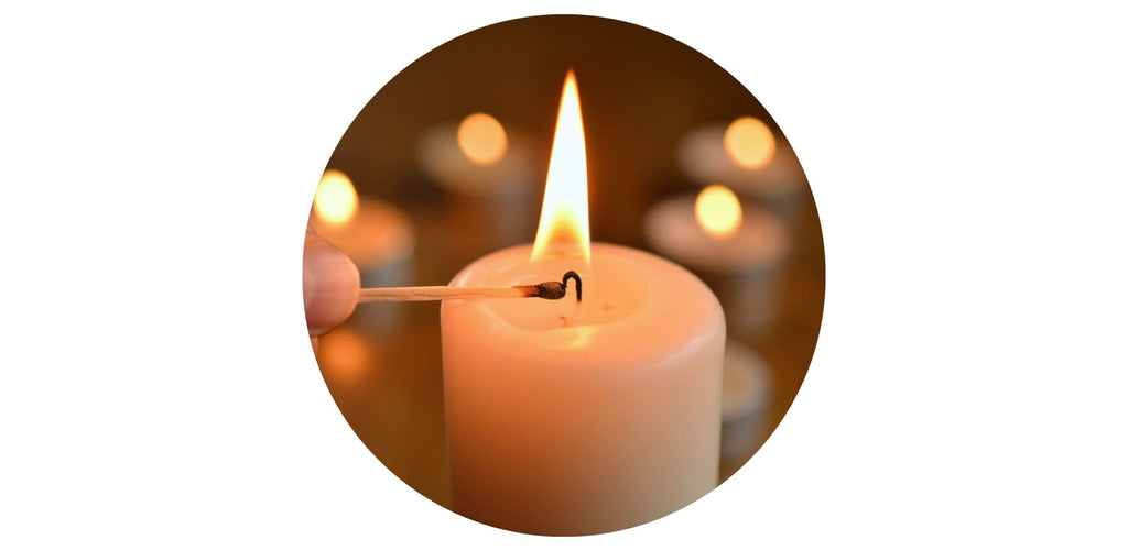 Wave of Light Candle