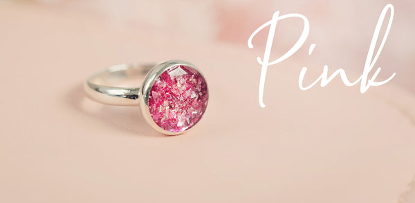 Pink Memorial Ashes Jewellery