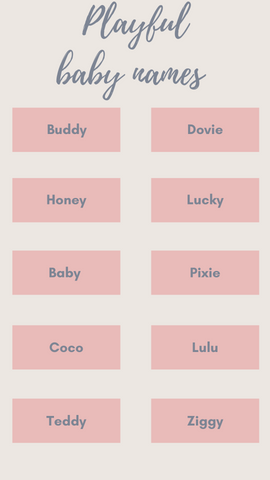 Playful Baby Names